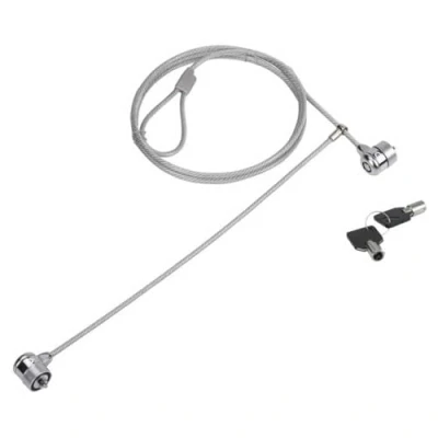 Abbildung von Conceptronic CNBSLOCK15, 1,5 m, Kensington, Schlüssel, Silber