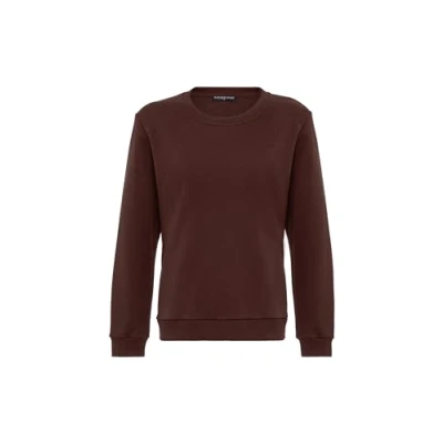 Abbildung von RedBridge Sweatshirt Red Bridge Damen Rundhals Pullover Braun L Premium Qualität