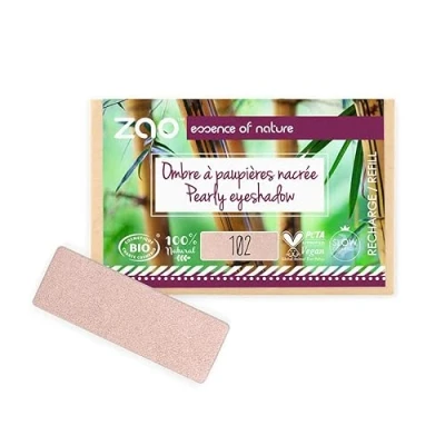 Abbildung von Zao Nachfüllpack Lidschatten Rechteck 102 beige rosa Frau