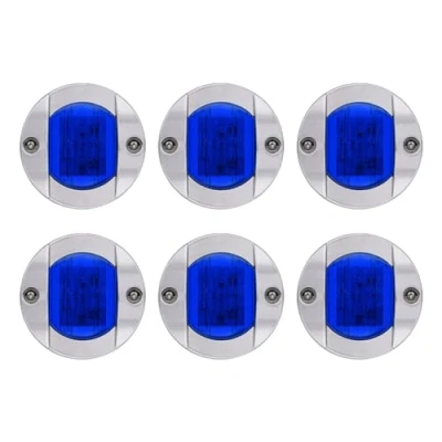 Abbildung von DONGKER Boots Navigation Licht, 6 Stück DC 12V 6W LED Heckleuchte, IP67 Wasserdicht Navigationslicht Hecklicht für Boot Marine Yacht