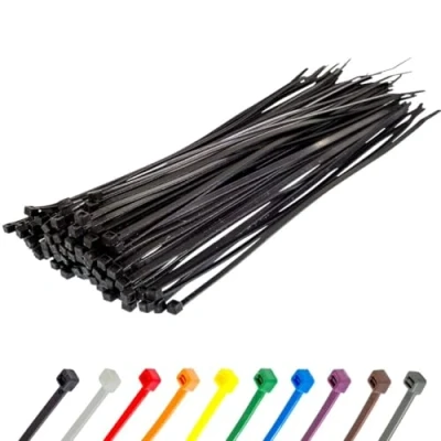 Abbildung von Gocableties Kabelbinder 100 Stück Schwarz, 300 mm x 3,6 mit 18,2 kg Zugfestigkeit, UV Beständig Set