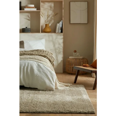 Abbildung von FLAIR RUGS Hochflor Teppich &quot;Feather&quot;, rechteckig
