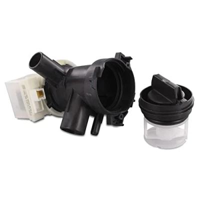 Abbildung von DL pro Ablaufpumpe für Bosch Siemens 00145212 145212 Copreci KEBS Laugenpumpe Entleerungspumpe Pumpe mit Pumpenkopf Sieb Avantixx Extraklasse Classixx iQ100 iQ300 iQ500 Maxx Waschmaschine