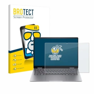 Abbildung von BROTECT Entspiegelungs Schutzglas für HP Envy x360 2 in 1 14 fa0008na Schutz Folie Panzerfolie Glas Matt [Extrem Kratzfest 9H, Anti Reflex]