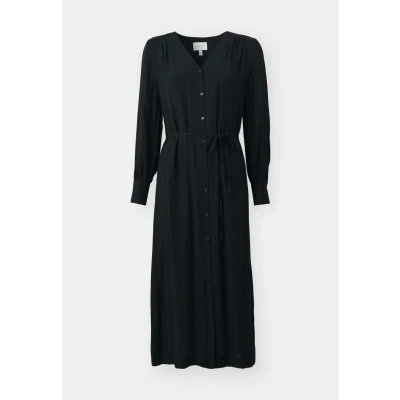 Abbildung von GANT Relaxed Dress Freizeitkleid, Damen, Größe: 40, Black