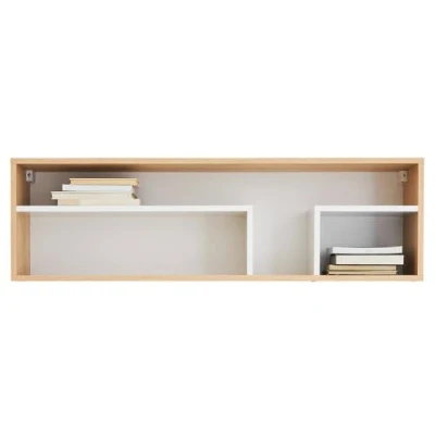 Abbildung von Lomadox Jugendzimmer Kinderzimmer Wandboard Wandregal, Eiche mit weiß