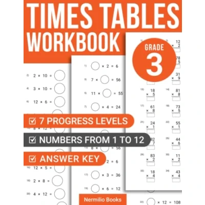 Abbildung von Times Tables Workbook 3rd Grade: Multiplication Practice Worksheets with Digits 1 12 for Kids Ages 7 9