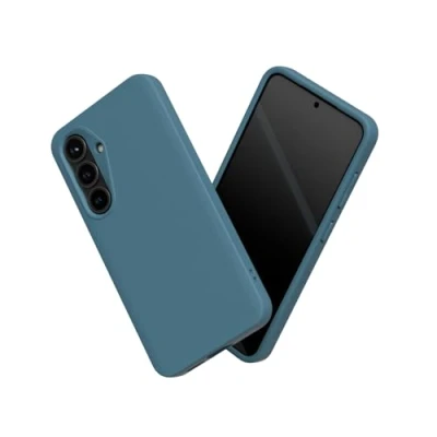 Abbildung von RhinoShield Case kompatibel mit [Galaxy S25] SolidSuit Stoßdämpfende &amp; schlanke Schutzhülle Premium Finish 3.5 Meter Fallschutz Ozeanblau