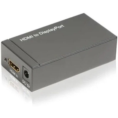 Abbildung von HDSupply DA120 HDMI/DisplayPort Konverter (HDMI Buchse konvertiert auf DisplayPort Buchse) schwarz