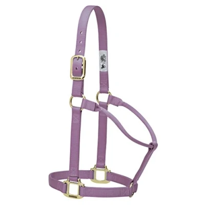 Abbildung von Weaver Leder Original Festeingesteller weanling/Pony Halfter, lavendel, Yearling Horse