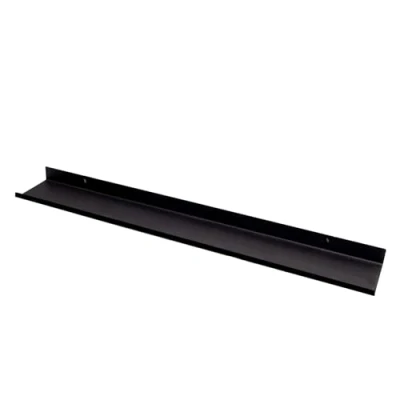 Abbildung von MILUKA Wandregal Schwarz Metall Regal Wand 70 cm Long Wandboards, für Dekos, Bilderrahmen, Buch, Schlafzimmer, Küche, Büro, Wohnzimmer Schwebendes Wände