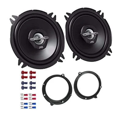 Abbildung von JVC CS J520X Auto Lautsprecher Boxen 500 Watt 13 cm 2 Wege Koax kompatibel mit Audi A4 Avant (B5) 1994 2001 Türen Front