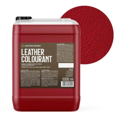 Abbildung von Sehr Deckend Wasser Lederfarbe Flammeco Rot 5L Leather Paint für Natur und ÖkoLeder Dye Ohne Alkohol alle Lederaccessoires Reißt oder Blättert Nicht ab
