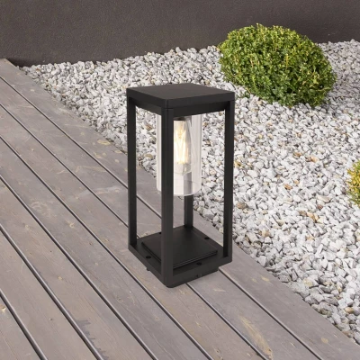 Abbildung von Lighting CANDELA Außenleuchte Aluminium Druckguss schwarz matt, 1x E27 LED