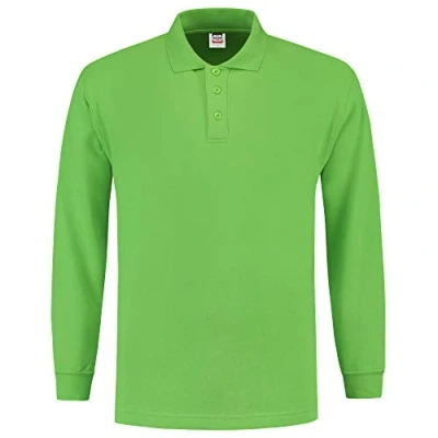 Abbildung von Tricorp 301004 Casual Polokragen Sweatshirt, 60% Gekämmte Baumwolle/40% Polyester, 280g/m², Limette, Größe 7XL