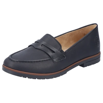 Abbildung von Rieker Mokassin, Damen, Größe: 36, Schwarz Schuhe