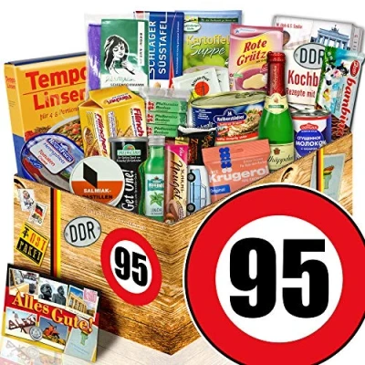 Abbildung von DDR Geschenk/Spezialitäten Geschenk/Geburtstag 95 / Geschenkkorb Opa