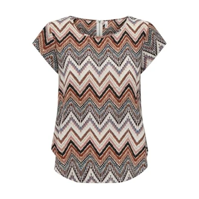 Abbildung von Only Damen Onlvic S/S AOP Top Noos Ptm, Amparo Blue, 38