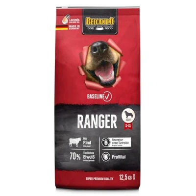 Abbildung von BELCANDO Baseline Ranger [12,5kg] Getreidefreies Trockenfutter für Hunde Alleinfuttermittel Erwachsene Geeignet alle Rassen