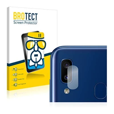 Abbildung von BROTECT Schutzglas für Samsung Galaxy A20e (NUR Kameraschutz) Schutzfolie Panzer Folie Glas [Extrem Kratzfest 9H, Anti Fingerprint,