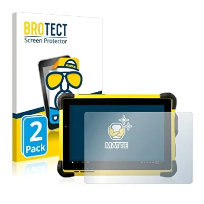 Abbildung von BROTECT Entspiegelungs Schutzfolie für Trimble T10 (2 Stück) Matte Displayschutz Folie, Anti Reflex, Fingerprint