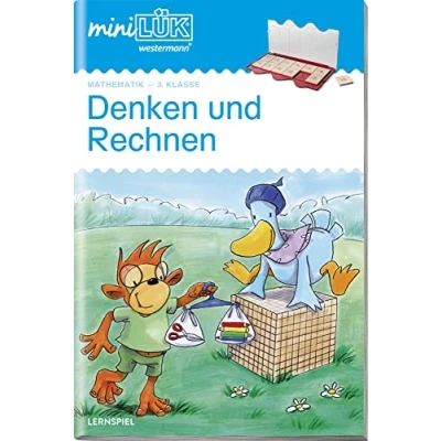 Abbildung von miniLÜK: 3. Klasse Mathematik Denken und Rechnen Übungen angelehnt an das Lehrwerk: Lehrwerk (miniLÜK Übungshefte: Rechnen)