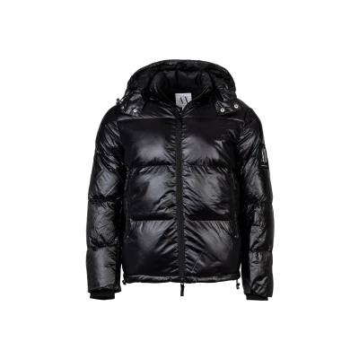 Abbildung von Armani Exchange Giacca Piumino Winterjacke, Herren, Größe: Large, Black