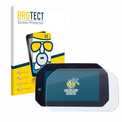 Abbildung von BROTECT Entspiegelungs Schutzglas für BMW S 1000 XR 2020 Connectivity TFT 6.5&quot; Schutz Folie Panzerfolie Glas Matt [Kratzfest 9H, Anti Reflex]