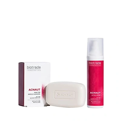 Abbildung von Activ Lotion 60 ml + Seife 100 g Für Fettige Und Zu Akne Neigende Haut Beseitigt Komedonen Pickel Rötungen Irritationen Verfeinert Die Poren Von Biotrade