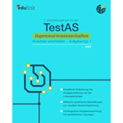 Abbildung von 2. Vorbereitungsbuch für den TestAS Ingenieurwissenschaften: Ansichten erschließen Aufgabentyp 1 (Vorbereitung Ingenieurwissenschaften 2023, Band 2)