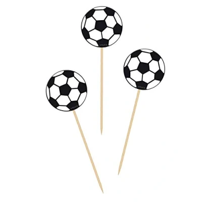 Abbildung von Football Pickers Flags 7cm 24 Stücke