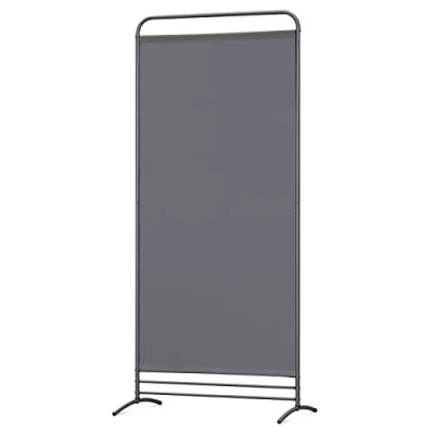 Abbildung von Angel Living Paravent 1 Teilig Klappbar Raumteiler Freistehend Sichtschutzwand Stellwand Trennwand Sichtschutz für Büros, Balkon,Schlafzimmer,Außengarten,81cm x 180cm Grau