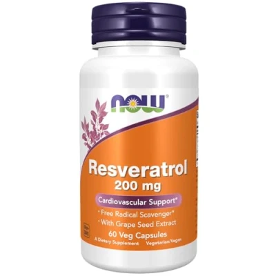 Abbildung von Now Foods NATURAL RESVERATROL 200mg 60 CPS