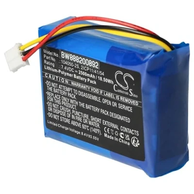Abbildung von vhbw Akku kompatibel mit Philips Fidelio B5, B5/12, HTL9100 Lautsprecher Boxen Speaker (2500mAh, 7,4V, Li Polymer)