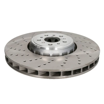 Abbildung von SHW Performance BFL42501 Bremsscheibe Vorderachse links 395 36 gelocht, innenbelüftet, Verbundbremsscheibe beschichtet hochgekohlt BMW: 5 Limousine