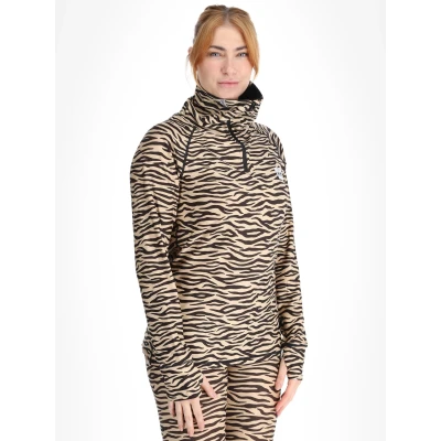 Abbildung von Eivy Damen Icecold Zip Top Yoga Shirt, Zebra, L EU
