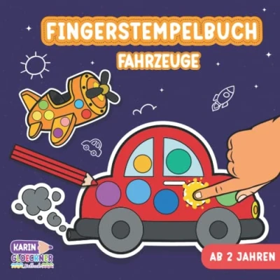 Abbildung von Fingerstempelbuch ab 2 jahren fahrzeuge: Das große Fingerstempel Buch für Kinder Fingerfarben Stempelbuch und Bastelbuch der Fahrzeuge Lastwagen, ... Fingerstempelbücher Jahren)