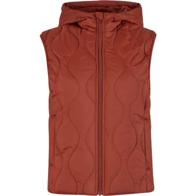 Abbildung von Urban Classics Super Puffer Weste, Damen, Größe: Large, Darkrust