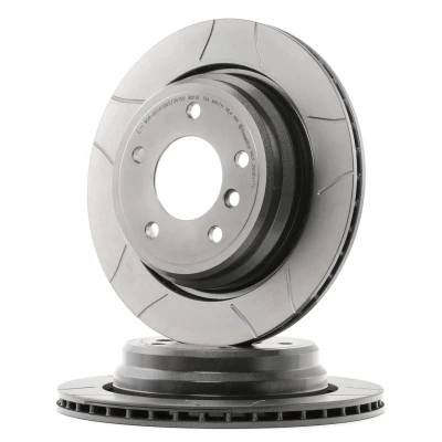 Abbildung von BREMBO MAX LINE 09.6841.75 Bremsscheibe 298 20 5 innenbelüftet, geschlitzt beschichtet hochgekohlt mit Schrauben BMW: Limousine, Touring