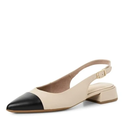 Abbildung von Tamaris Pumps, Damen, Größe: 39, Ivory lea comb Schuhe