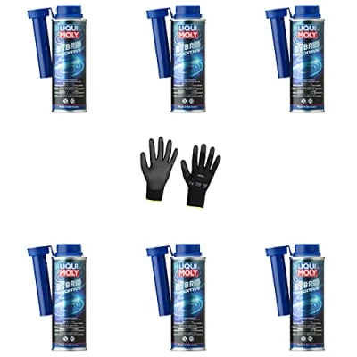 Abbildung von Iloda 6xOriginal Liqui Moly 250ml Hybride Additive Hybrid Additiv 1001 Schutzhandschuhe