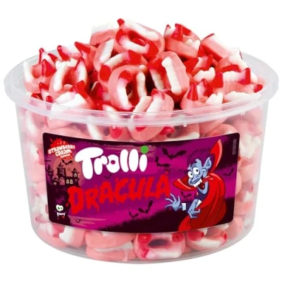 Abbildung von Trolli Dosen Diverse Sets 1er 2er 3er 4er Set Büro Party Mischpaket Grosspackung 1x Dracula &amp; 1xHLKauf Block
