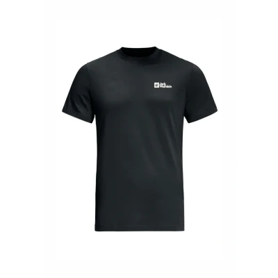 Abbildung von Jack Wolfskin Essential T M Tshirt basic Dark navy grey, Herren, Größe: Large, grey