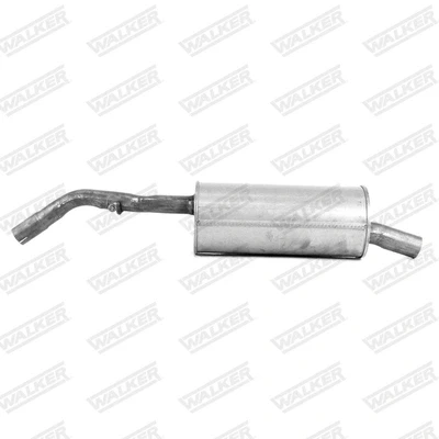 Abbildung von WALKER 22998 Endschalldämpfer 950 ohne Anbauteile CITROËN: C3 I Schrägheck, C2 Pluriel, PEUGEOT: 1007 Schrägheck