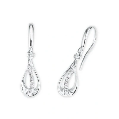 Abbildung von amor FÜR Damen AUS Silber 925 Rhodiniert Ohrringe, Damen, Größe: One Size,