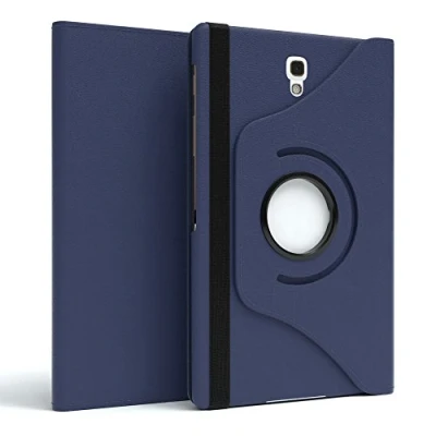 Abbildung von Eazy Case Tablet Hülle kompatibel mit Samsung Galaxy Tab 3 8.0, 360 Standfunktion I Schutzhülle Sleep &amp; Wake Funktion Tablethülle, aus Kunstleder, Dunkelblau