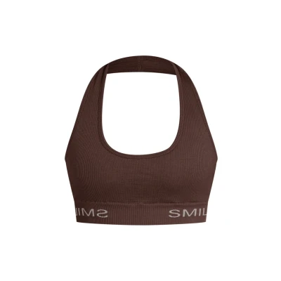 Abbildung von Smilodox Azura Sportbh mit mittlerer Stützkraft, Damen, Größe: XS, Braun