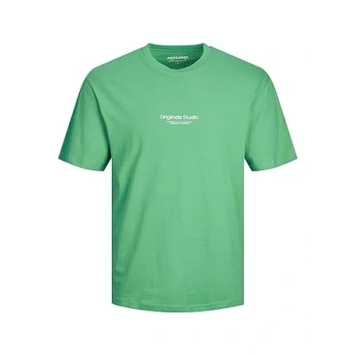 Abbildung von JACK &amp; JONES Herren Rundhals T Shirt JORVESTERBRO Regular Fit S M L XL XXL, Größe:M, Farbe:Holly Green 12240121