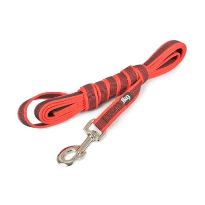 Abbildung von Julius K9 C&amp;amp G Schnur, rot/grau 20mm/3m mit Handgriff