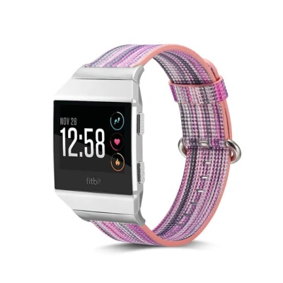 Abbildung von Fitbit Ionic TPU Armband Fuschia / Silber